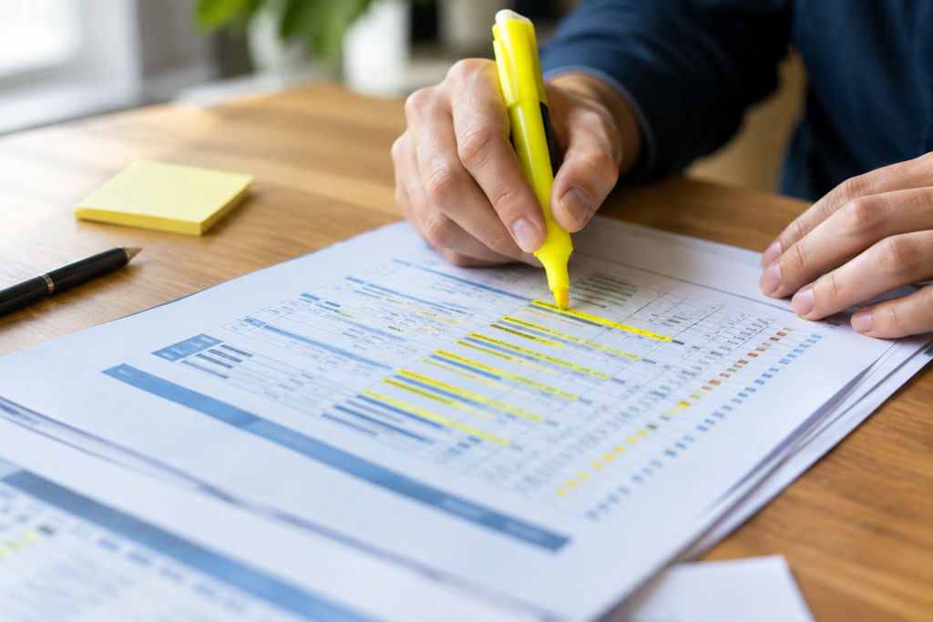 reviewing a backlink audit report to check paid guest post links nofollow tagging